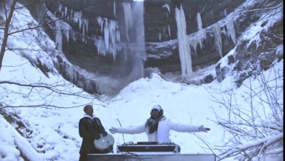 Chris IDH feat Kwezi -Buya - Romily edit with drums under Frozen Waterfall